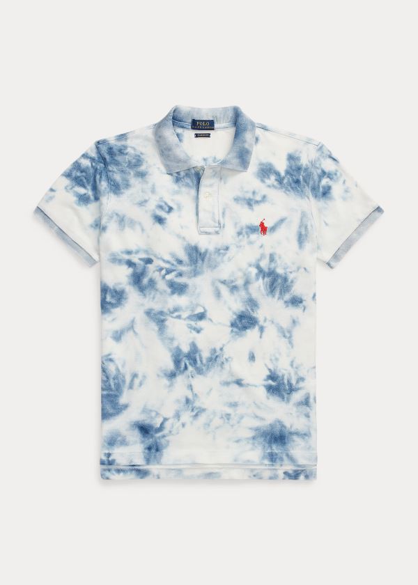 Women's Polo Ralph Lauren Tie-Dye Polo Shirts | 049283KNC